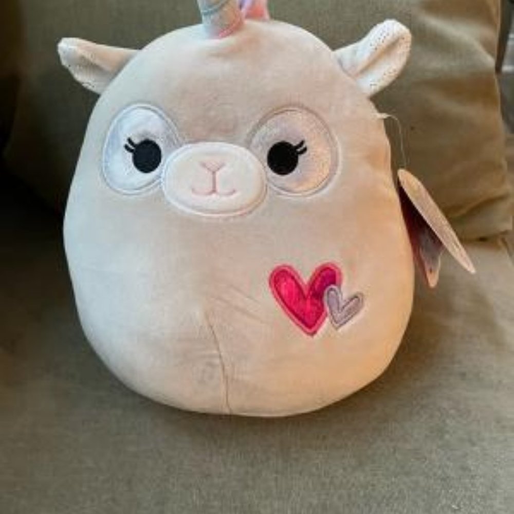 Squishmallow 12" Lamacorn 2022 Valentine Series Kate